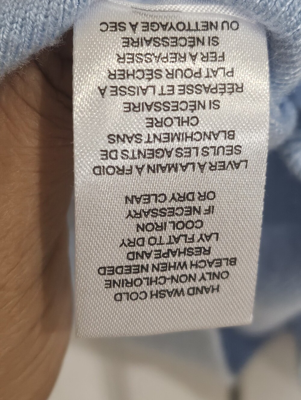 Tahari Women’s M Skyfall Blue V-Neck Viscose Blend Sweater NWT. - Picture 12 of 12
